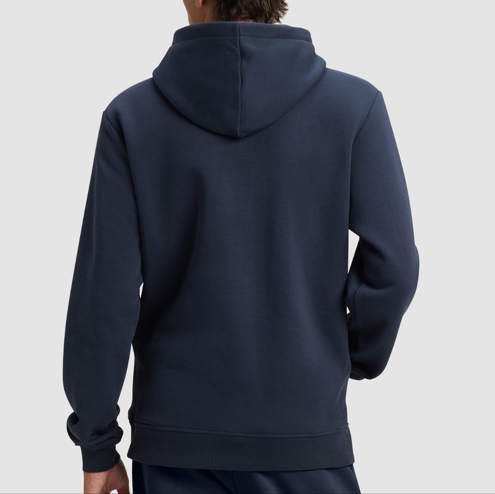 NWT Cozy Earth Men's Cityscape 2.0 Stuctured Cozycore Hoodie in Eclipse, Unisex. - Picture 6 of 11